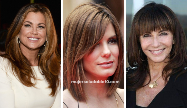 Cortes para cabello lacio que hacen ver elegante a las mujeres de 50 años