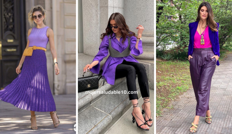 Outfits morados para cualquier ocasión