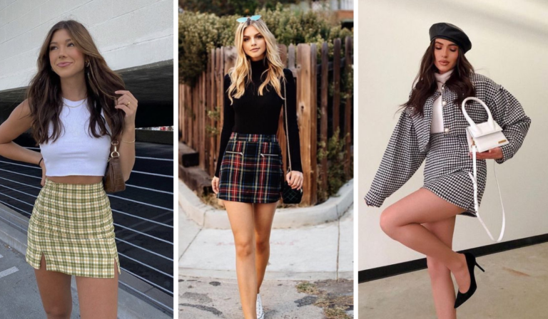 10 maneras de usar una falda a cuadros sin que parezca un uniforme escolar