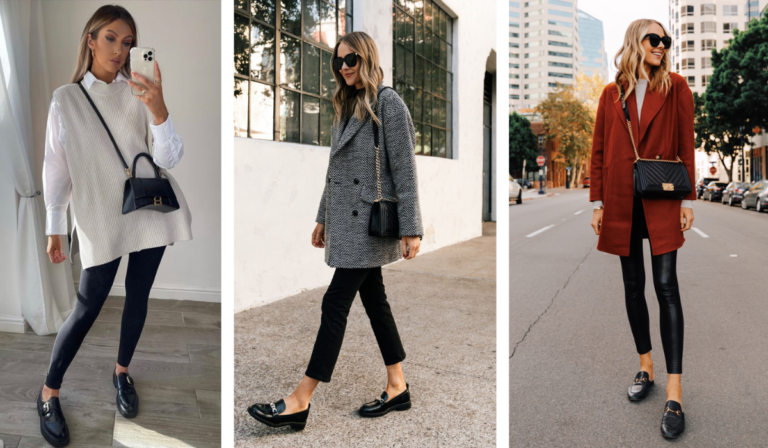 Los leggins y los mocasines sí hacen match y te enseñamos cómo combinarlos