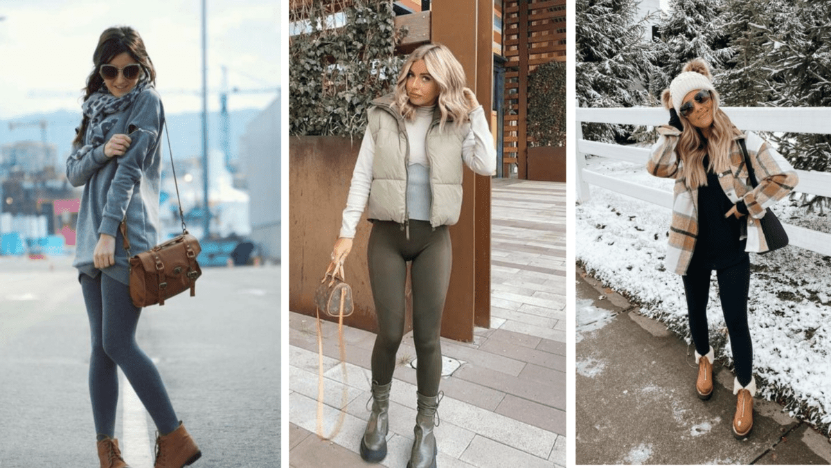10 formas de llevar leggins en el invierno - Mujer saludable 10 | Todo para  la mujer moderna