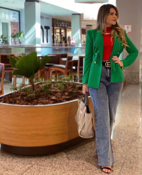 11 Outfits con blazer verde - Mujer saludable 10 | Todo para la mujer  moderna
