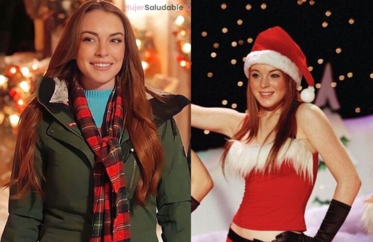 Lindsay Lohan vuelve a cantar “Jingle Bell Rock” 18 años después en su regreso a las pantallas