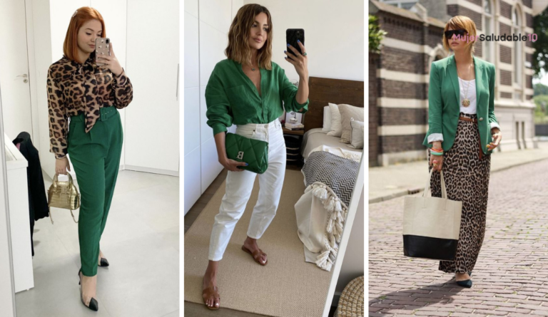 24 looks para combinar prendas verde