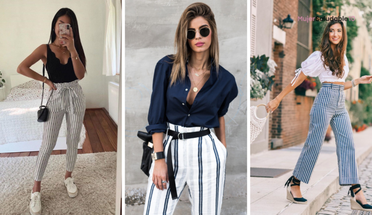 Aprende a combinar pantalones de rayas con estos tips