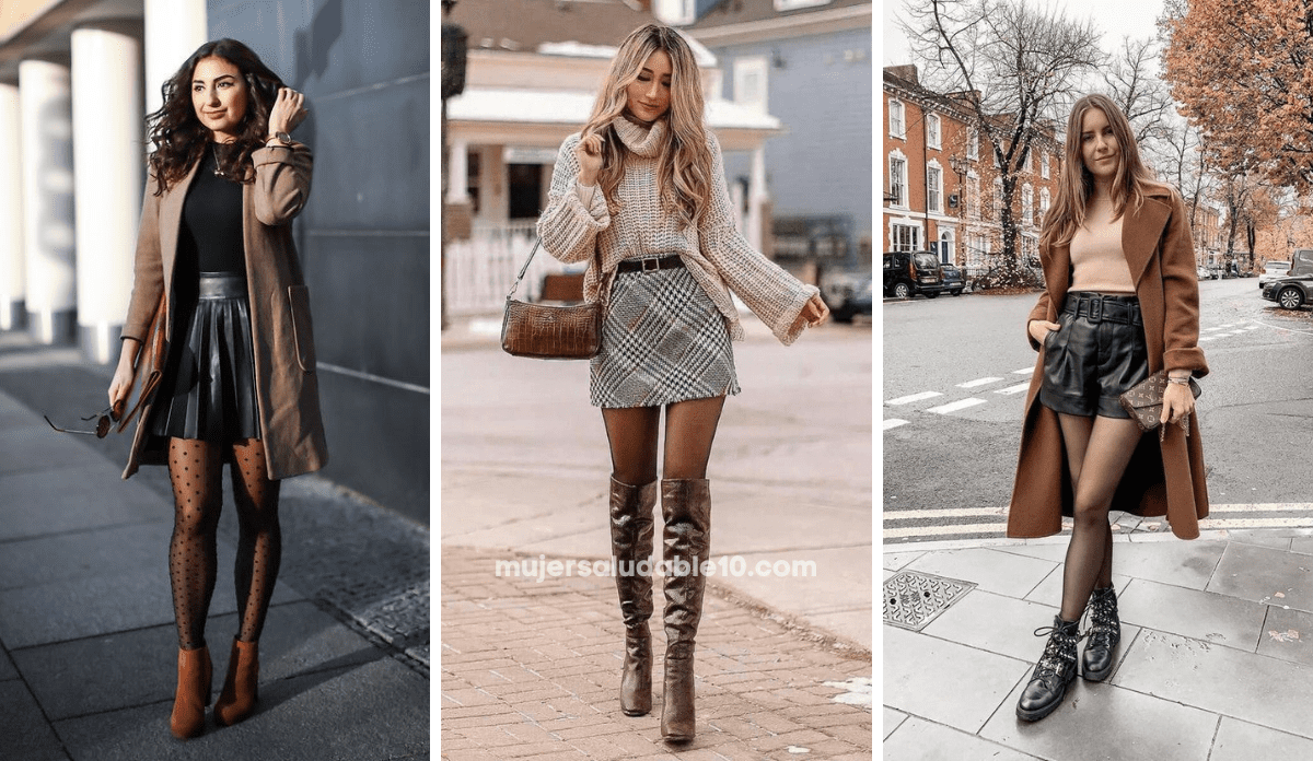 Outfits con medias veladas que te hacen ver muy bien en el invierno - Mujer  saludable 10 | Todo para la mujer moderna