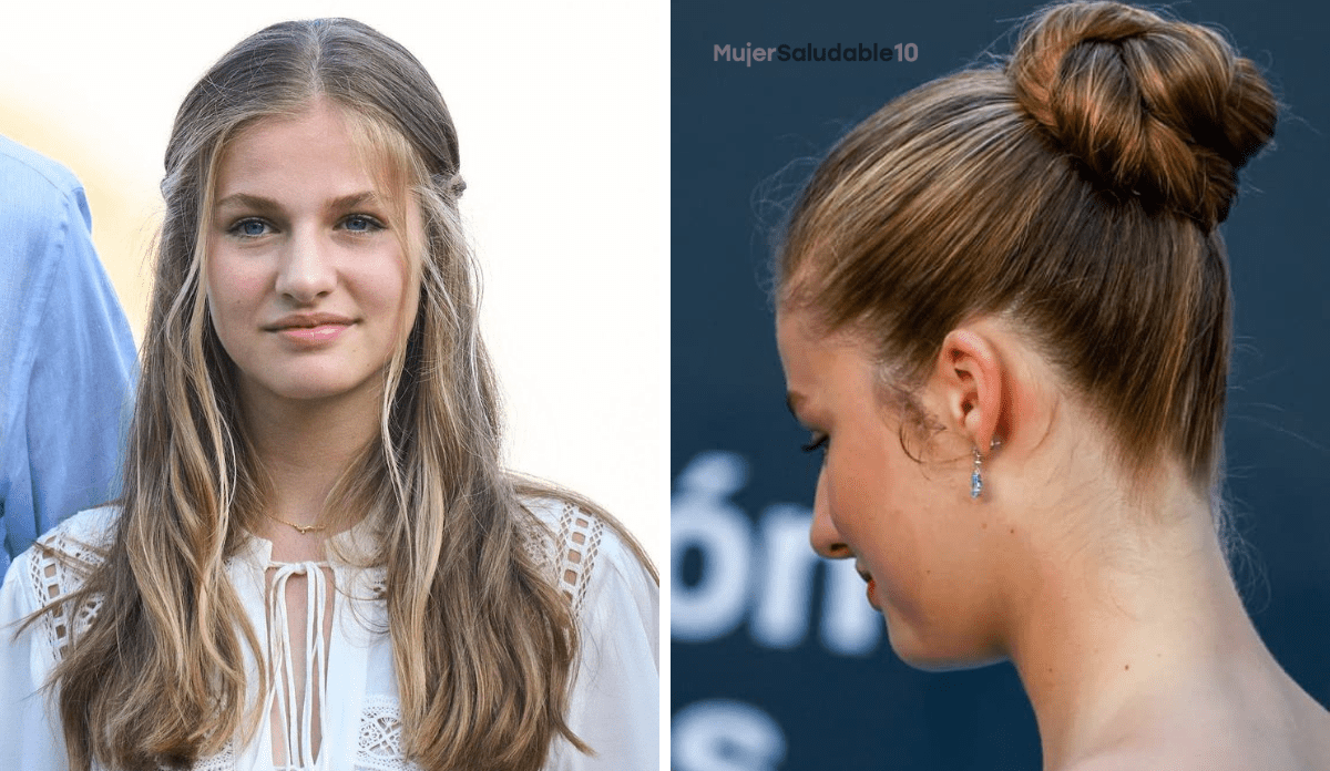 Los mejores peinados de la princesa Leonor - Mujer saludable 10 | Todo para  la mujer moderna