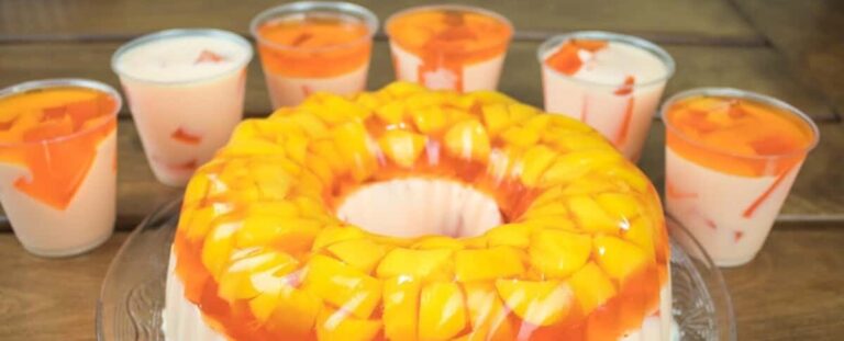 Prepara este rico y nutritivo postre de durazno con solo cuatro ingredientes