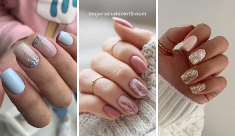 50 diseños hermosos y delicados perfectos para uñas cortas