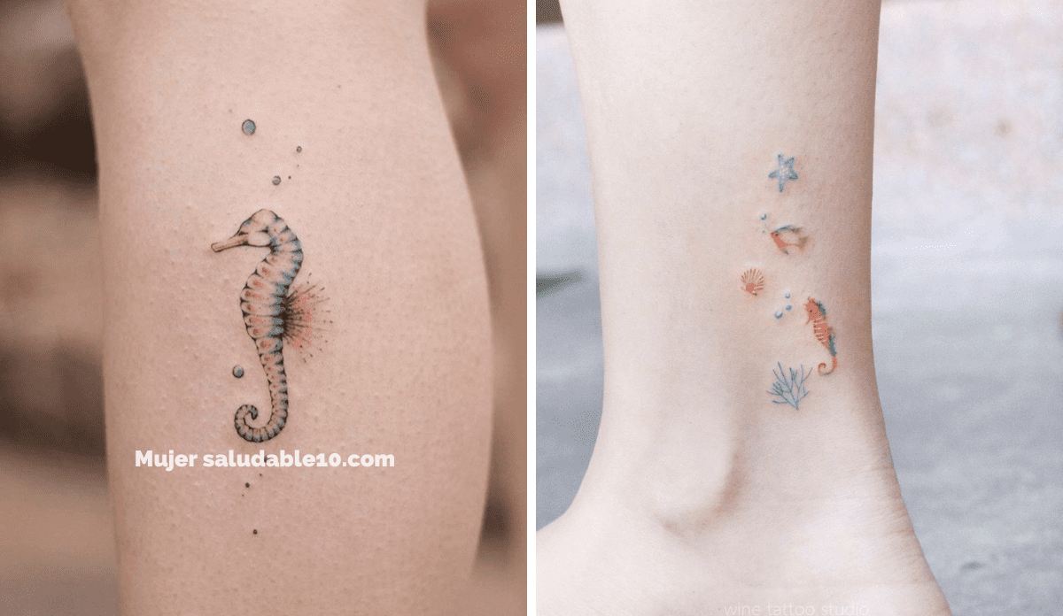 Lindas Ideas de tatuajes de caballitos de mar - Mujer saludable 10 | Todo  para la mujer moderna