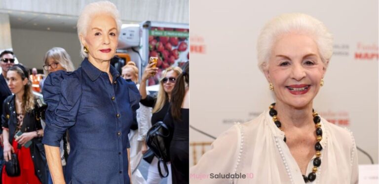 No hay una mujer que luzca mejor sus canas que Carolina Herrera a sus 83 años