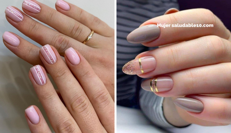 Diseños de uñas muy chic para ir a la oficina