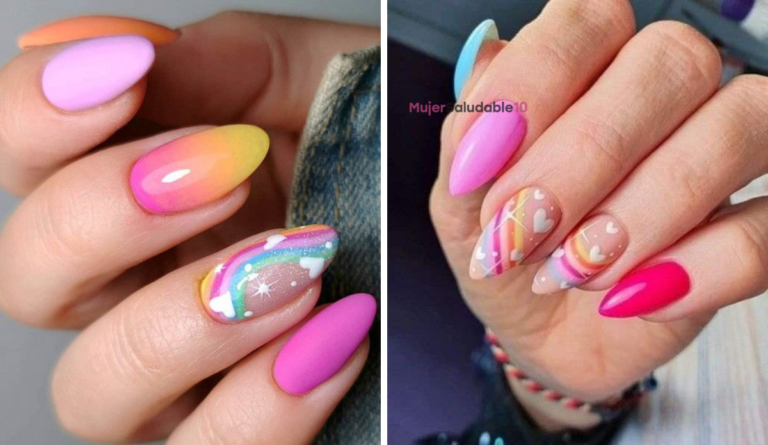Lindos y coloridos diseños de uñas para la primavera