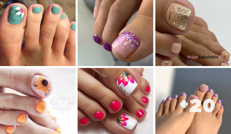 23 Diseños de pedicuras para el verano