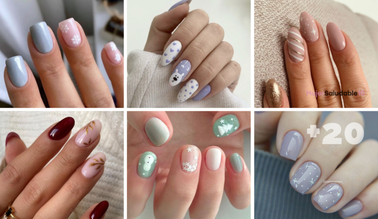 Diseños de manicuras para el invierno