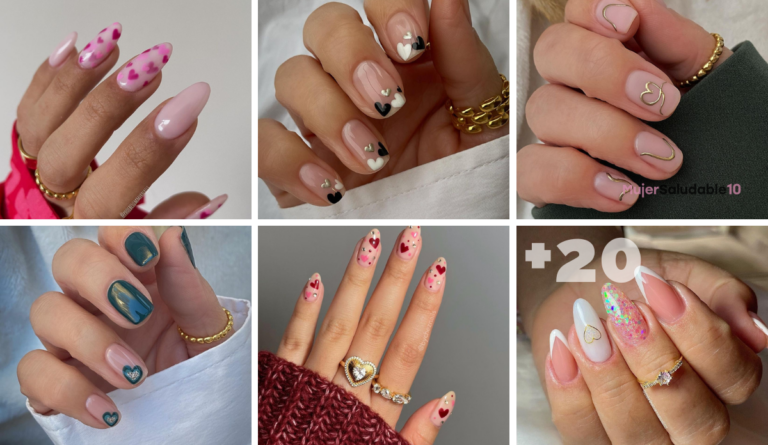 Los diseños de uñas más lindos para el mes de febrero