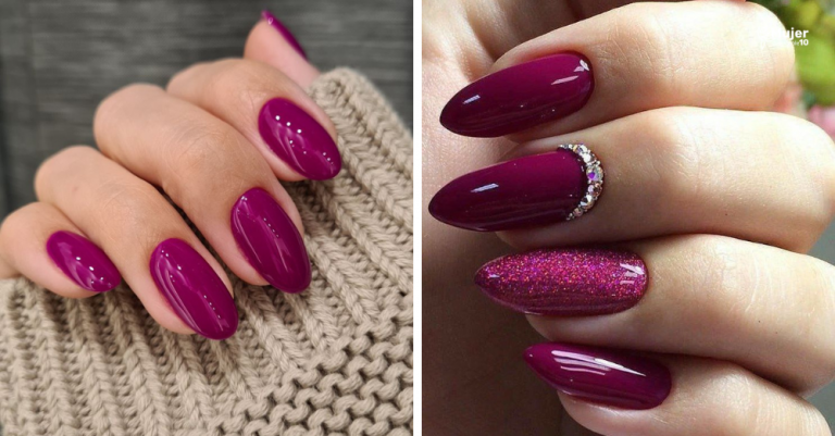 Diseño de uñas viva magenta. Las protagonistas para este 2023