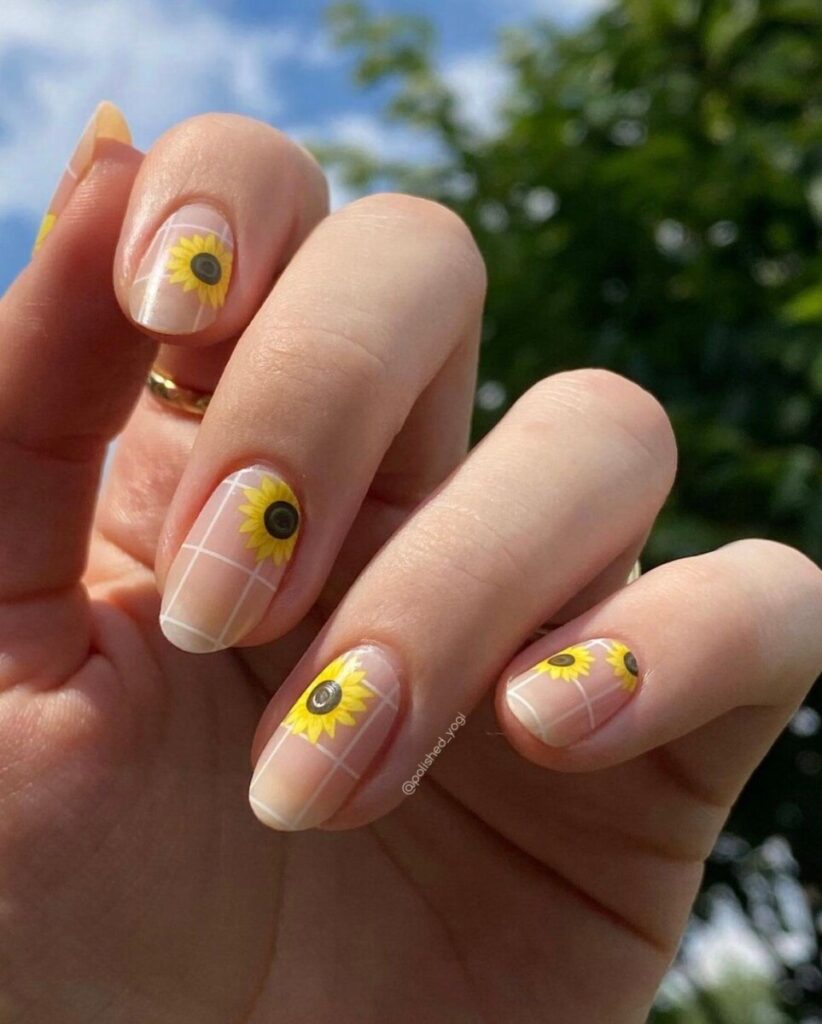 Diseños de uñas con girasoles Mujer saludable 10 Todo para la mujer