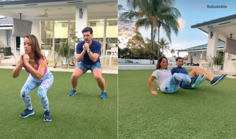 El divertido reto fitness de Adamari López y Carlos Pérez al que te tienes que unir