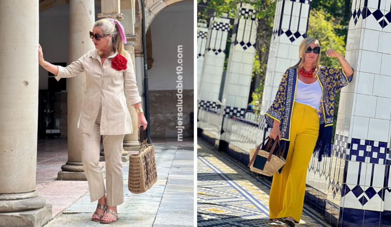 Las mujeres de 50 años pueden vestirse de forma moderna y elegante.