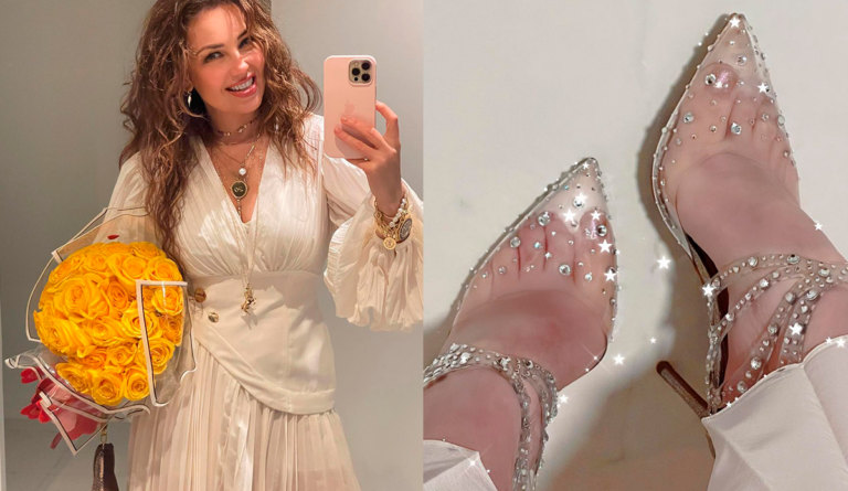 Thalía presume sus zapatos de Cenicienta y la llaman “princesa”