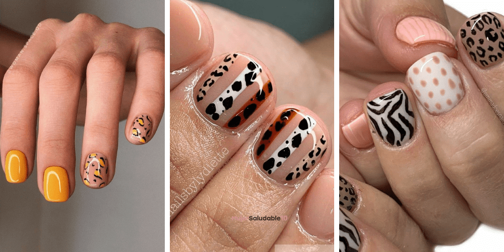 Diseños de uñas cortas inspirados en el animal print: ¡luce elegante! -  Mujer saludable 10 | Todo para la mujer moderna